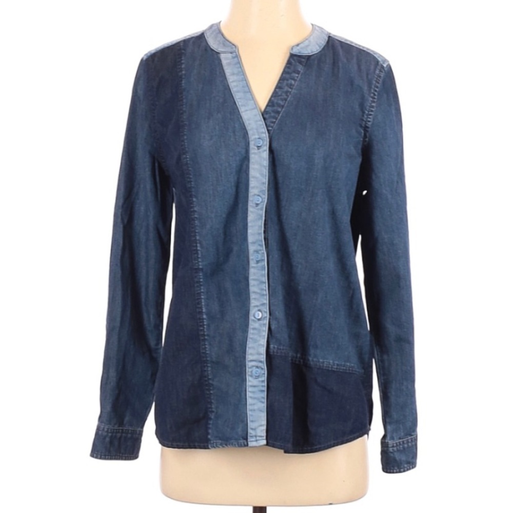NYDJ Denim button up shirt